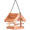 DOBAR Vogelhaus "Candela", hängend, geflammt - braun