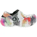 Crocs Classic Lined Tie-Dye Clog für Kinder Black/Multi 206341-0C4-C 22-23 - Bunt