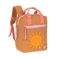 LÄSSIG Kindergartenrucksack mit Brustgurt Kindertasche wasserabweisend/Little One & Me Square Backpack Small caramel