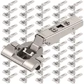 Blum Scharnier Clip Top Blumotion 110° mit Feder, Topfscharnier Inserta, Eckanschlag, vernickelt 50 Stück