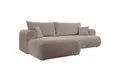 Selsey Ecksofa OVO CORD, Ecksofa Schlafsofa 4-Sitzer mit Cordbezug und Bettkasten