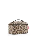 reisenthel beautycase - quadratischer Kulturbeutel, Gepäckorganisator, Kosmetiktasche, Couleur:Leo Macchiato