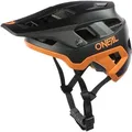 Oneal Defender Solid Fahrradhelm, schwarz-orange, Größe L XL für Männer