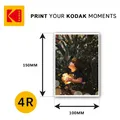 Kodak 180gsm 9.1mil Glossy 4/6x100 (180 g/m², 10 x 15 cm, A6, 100 Stk.) (9891161)