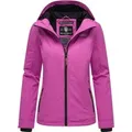 Marikoo Damen Übergangsjacke leichte wind- und wasserabweisende Jacke mit Kapuze Lilac Lily