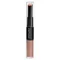 L'Oreal Paris Lippen Make-up Infaillible Lippenstift 113 Invincible Sable / Liquid Lipstick für 24 Stunden volle Lippen mit feuchtigkeitsspendendem Lippenpflege - Balsam 1er Pack