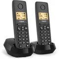 Gigaset Pure 120 Duo Schnurlos DECT Telefon Set (2 Mobilteile) mit Basis
