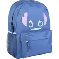 CERDÁ LIFE'S LITTLE MOMENTS Mochila Escolar de Stitch para Adolescentes con 2 Compartimentos, Espalda Ergonómica y Asas Ajustables, Material Unisex niños, Multicolor, Talla única