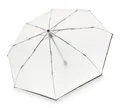 Knirps A.200 Medium Duomatic Regenschirm Transparent transparent schwarz Neu