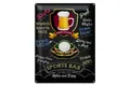 Blechschild Spruch 30x40 cm sports bar Golf relax and enjoy Deko Schild