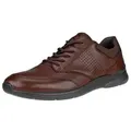 Ecco Irving Low Lace (Vollnarbenleder) dunkelbraun Herren Sneaker braun 49 EU