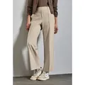 STREET ONE Stoffhose Sommerhose im Casual Fit und mit Stretch beige 42