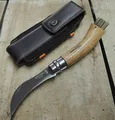 Opinel Pilzmesser OAK Schwammerlmesser Sandvik-Stahl Eichenholz + Lederetui