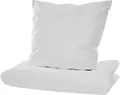 Bettwäsche IBENA "Astana", weiß, B/L: 135cm x 200cm, 1 Stk., 1 Stk., Encasing, B/L: 80cm x 80cm