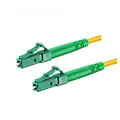 CONBIC LWL Glasfaser-Kabel – OS2 gelb, LC/APC-LC/APC, Simplex 9/125 Patchkabel G.657.A2 – Lichtwellenleiter Meterauswahl (19m) + FREE LCA ADAPTER