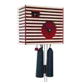 Kuckucksuhr original aus dem Schwarzwald Rombach & Haas 8-Tage Bauhaus rot