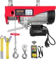 VEVOR Elektrische Seilwinde Motorwinde Seilhebezug Seilzug 300-600kg 1150W 12m