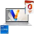 Asus VivoBook X170, Intel Core i7-1335U, Notebook (Intel Core i7 1335U, Intel Iris Xe Grafik, 500 GB SSD, Windows 11 Pro, MS Office 2024 Pro Dauerlizenz, Tastaturbeleuchtung) 500 GB | 32 GB RAM