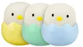 MegaLight LED-Nachtlicht 3er-Set "BABY EGGY" Gelb, Grün, Blau Akkubetrieb RGB di