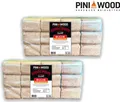 PINI 20 kg Holzbriketts 100% Buche Hartholzbriketts RUF Kamin Ofen Grill Feuerstelle Brennholz, 24 Briketts