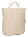 zwei Perla PE120 Schultertasche Handtasche Tasche Sand beige Neu