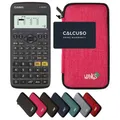 Casio fx-82DE X inkl. Schutztasche Pink - Wissenschaftlicher Rechner