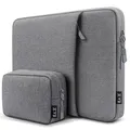 15,6 Zoll Laptoptasche Laptophülle,ZYB Sleeve Wasserdicht Hülle Laptop Tasche 15.6 für 15 Zoll Notebook Lenovo Thinkpad Ideapad HP Acer Dell Surface Laptop,2025-2019 MacBook PRO 16 M4-M1-Grau