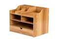 Betzold Schubladenbox Schreibtisch-Organizer, klein, aus MDF, dunkelbraun