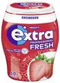 Extra Professional Kaugummi Zuckerfrei, Fresh Strawberry Gum, 50 Dragees, Xylitol Kaugummi ohne Zucke mit Erdbeergeschmack und mit Minz Frische (50 Dragees)