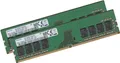 Samsung 16Gb 2x 8 Gb Kit DDR4 2666 Mhz 288 Pin Ram Speicher für PC Systeme
