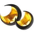 2er Set Vintage Garten Windlichter Moon