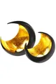 Marrakesch Orient & Mediterran Interior Teelichthalter 2er Set Vintage Garten Windlichter Moon (2 St), Handarbeit