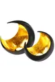 2er Set Vintage Garten Windlichter Moon
