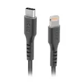 SBS USB-C-/Lightning Kabel schwarz 1m TECABLELIGTC1K Lade- und Datenkabel