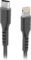 Daten- und Ladekabel, USB-C auf Lightning, 1 m, Schwarz