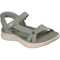 Skechers GO WALK Flex Illuminate Textil Damen Sage Sandalen - EUR 40