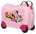 Samsonite Kinderkoffer DREAM2GO DISNEY, Minnie Flower Power, 4 Rollen, mit geräumigem Hauptfach, mit Kreuzspannbändern, mit Haltegurt