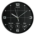 Unilux Wanduhr On Time, 30cm, schwarz
