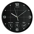 Wanduhr On Time, 30cm, schwarz