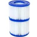 LAY-Z-SPA® Xtras Filterkartusche Gr. VI 10,6 x 8,0 cm, Doppelpack - Weiß