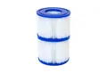 Bestway Pool-Filterkartusche Gr. VI 10,6 x 8,0 cm, Zubehör für Kartuschenfiltersystem, Doppelpack