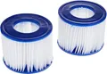 Bestway ‎60311 Pool Filterkartusche Ersatzfilter Größe 6 Doppelpack Weiß Medfium