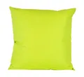 JACK 40x40cm Outdoor Lounge Kissen Dekokissen inkl. XXL-Füllung Wasserabweisend Sitzkissen Garten Stuhl Lotus Effekt, Farbe:Limette