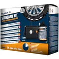 TERRA-S T56001 Reparaturkit für Reifenpannen, Standardausrüstung, Notfallausrüstung, mit Dichtmittel und Reifenpumpe, geeignet für Autos und andere Kraftfahrzeuge, Reparatur in 15 Minuten