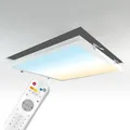 LongLife LED CCT LED Panel Set E | 62x62cm 36W 3000K-6000K Einbau-Rahmen weiß Netzteil Fernbedienung