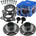 2x SKF RADLAGER-SATZ + RADNABE VORNE für AUDI A4 (8K, B8) A5 A6 (4G,C7) A7 A8 Q5