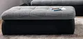 Hocker DOMO COLLECTION "PB Moric", grau (schwarz, weiß, grau), B:136cm H:43cm T:64cm