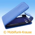 Flip Case Etui Handytasche Tasche Hülle f. Samsung GT-S5310 / S5310 (Blau)