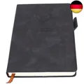 Notizbuch A5 liniert,Hardcover Tagebuch Mit 360 Seiten Und 80gsm