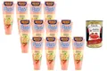 Italian Gourmet Thunfisch-Paté mit Mayonnaise 12×100 g – cremiger Fischaufstrich für Toast, Sandwich, Canapés & Snacks, Vorteilspack + Italian Gourmet Polpa
